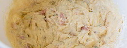 несладкие маффины с оливками и беконом. Шаг 9