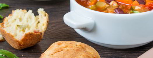 несладкие маффины с оливками и беконом. Шаг 10