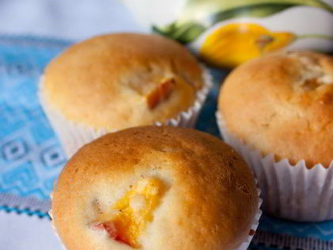 Рецепт персиковых маффинов