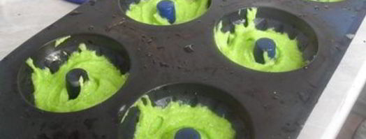 зеленые маффины с чаем матча. Шаг 3