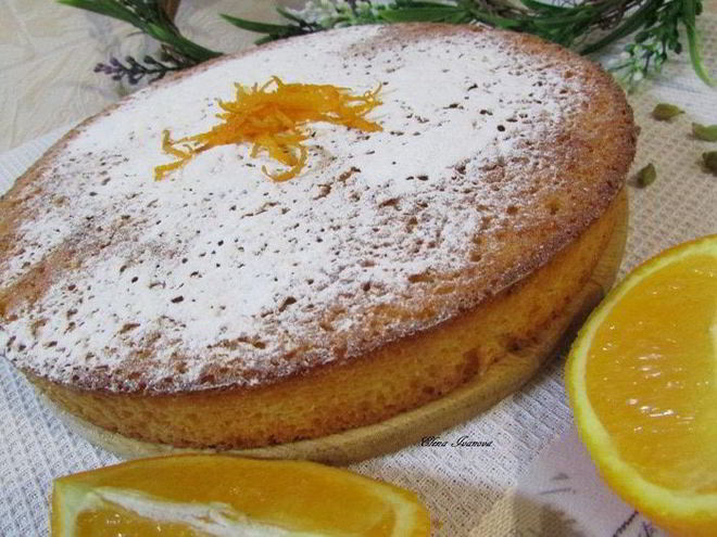 Рецепт апельсинового манника