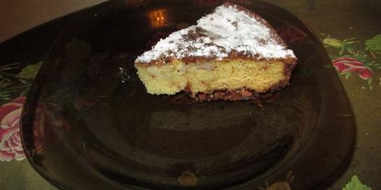 Бананово-шоколадный манник