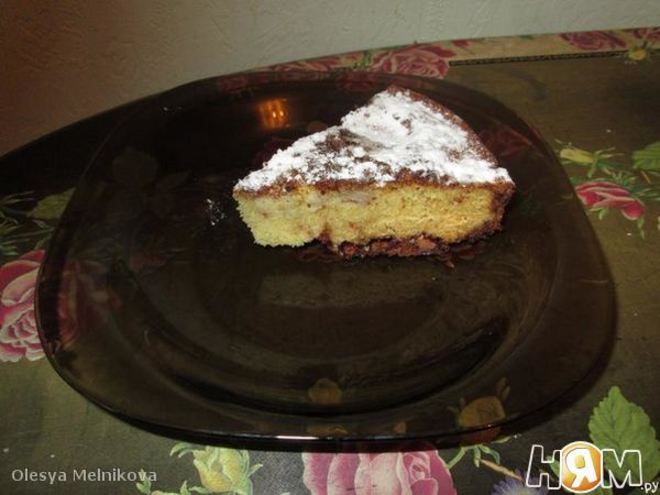 Рецепт бананова-шоколадного манник