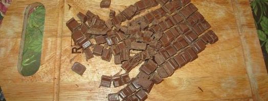 бананово-шоколадный манник. Шаг 7