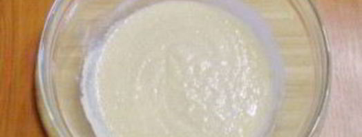 классический манник на кефире. Шаг 3