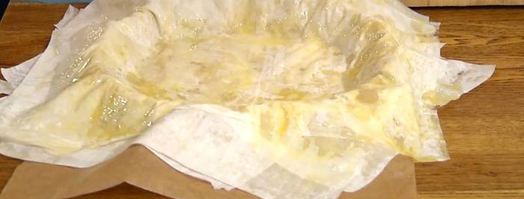 манник из теста фило. Шаг 9