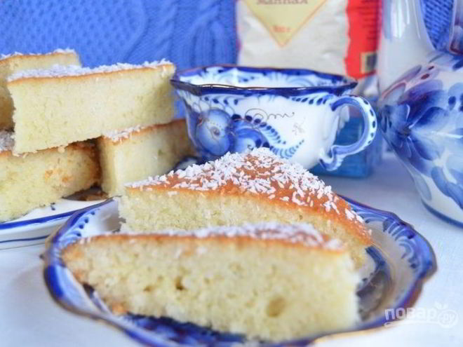 Рецепт манника лимонного