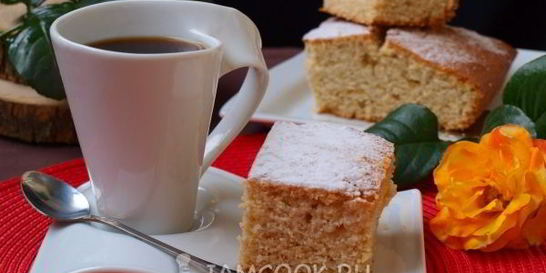 Манник на кефире без яиц