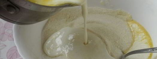 манник на кефире без яиц. Шаг 8