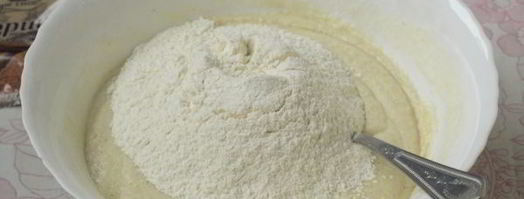 манник на кефире без яиц. Шаг 11