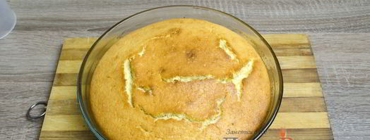 манник на кефире. Шаг 14