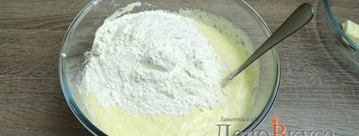 манник на кефире. Шаг 10