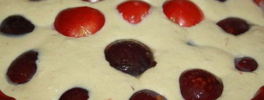 манник с халвой и сливами. Шаг 5