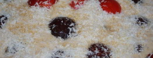 манник с халвой и сливами. Шаг 6