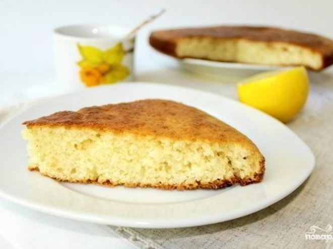 Рецепт манника с лимоном