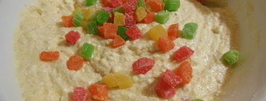 манник творожный с цукатами. Шаг 7