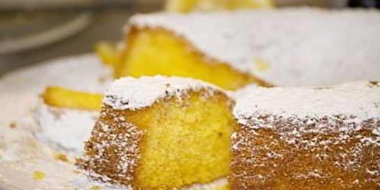 Нежный лимонный манник