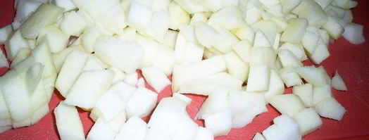 нежный манник с яблоками и изюмом. Шаг 3