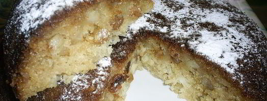 нежный манник с яблоками и изюмом. Шаг 5