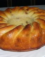 Простой манник на кефире с кокосовой стружкой без муки