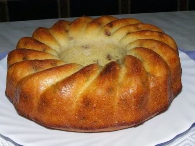 Рецепт простого манника на кефире с кокосовой стружкой без муки