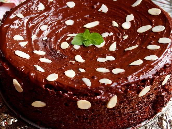 Рецепт шоколадна-бананового дрожжевой манник