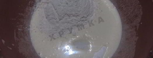 шоколадный манник на кефире в мультиварке. Шаг 6