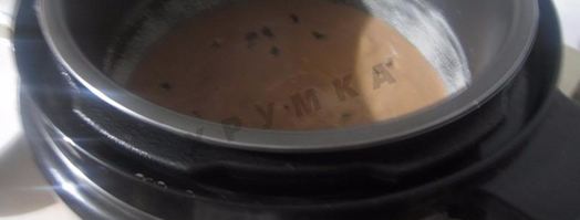 шоколадный манник на кефире в мультиварке. Шаг 9