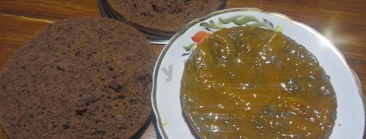 шоколадный манник на кефире в мультиварке. Шаг 11