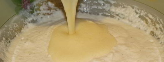 шоколадный манник с халвой. Шаг 5