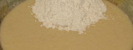 шоколадный манник с халвой. Шаг 6