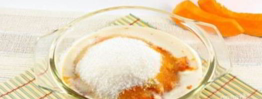 тыквенный манник с лимонным сиропом. Шаг 4