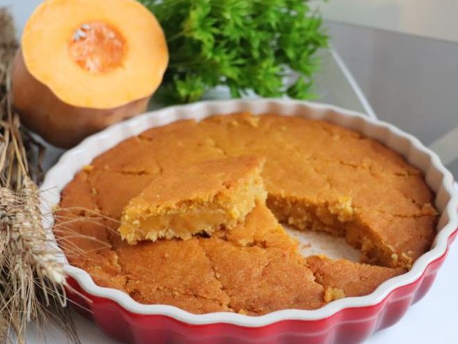 Рецепт элементарного постного манника с тыквой и апельсином