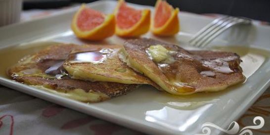 Апельсиновые оладьи с рикоттой