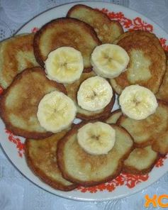 Банановые оладьи