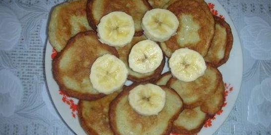 Банановые оладьи