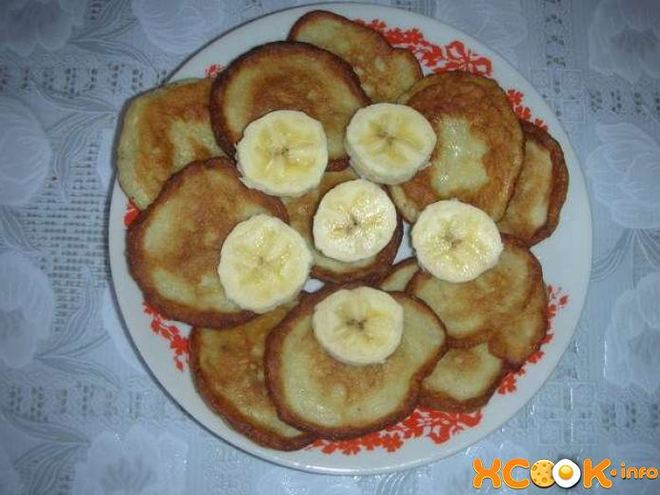 Рецепт банановых оладий