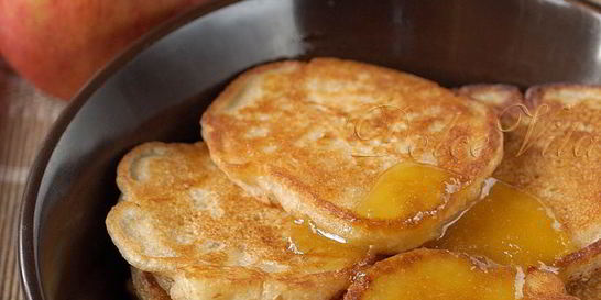 Быстрые оладьи без яиц