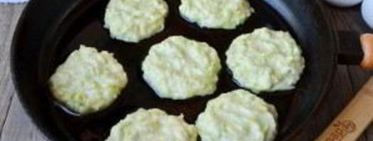 быстрые оладьи из кабачков. Шаг 7