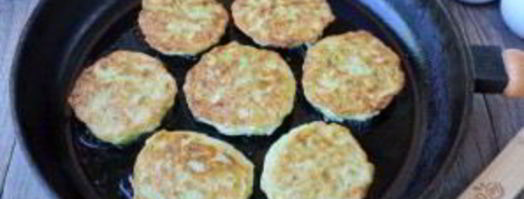 быстрые оладьи из кабачков. Шаг 8