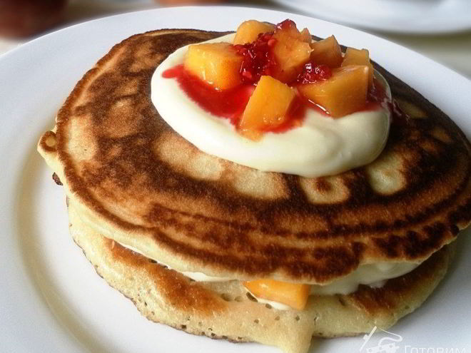 Рецепт десертных оладий