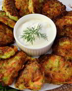 Кабачковые оладьи