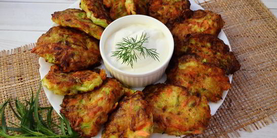 Кабачковые оладьи