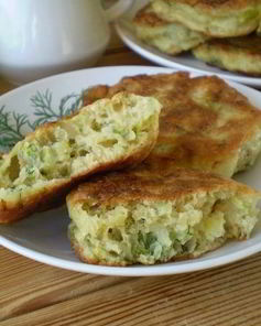 Капустные оладушки на кефире