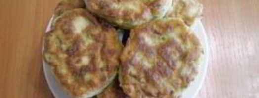 капустные оладушки на кефире. Шаг 13