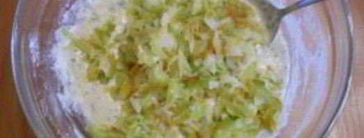 капустные оладушки на кефире. Шаг 9