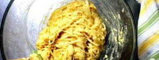 картофельные оладьи с икрой. Шаг 4