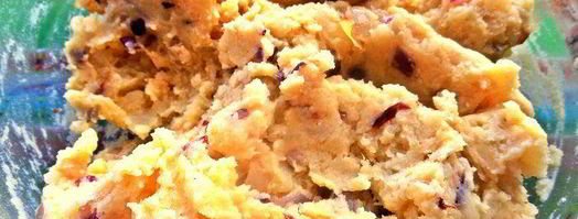 картофельные оладьи с колбасками. Шаг 11