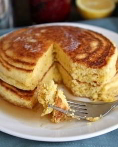 Кукурузные оладьи на кефире