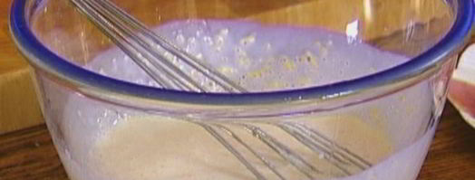 кукурузные оладьи с помидором и ветчиной. Шаг 3